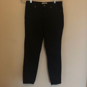 Madewell 10” high rise skinny jeans